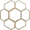 Ekena Millwork Florin Wood Fretwork Pierced Ceiling Medallion, Birch, 28"OD x 12"ID x 1/4"T CMWP28X28X0250FOBI - alternate 1
